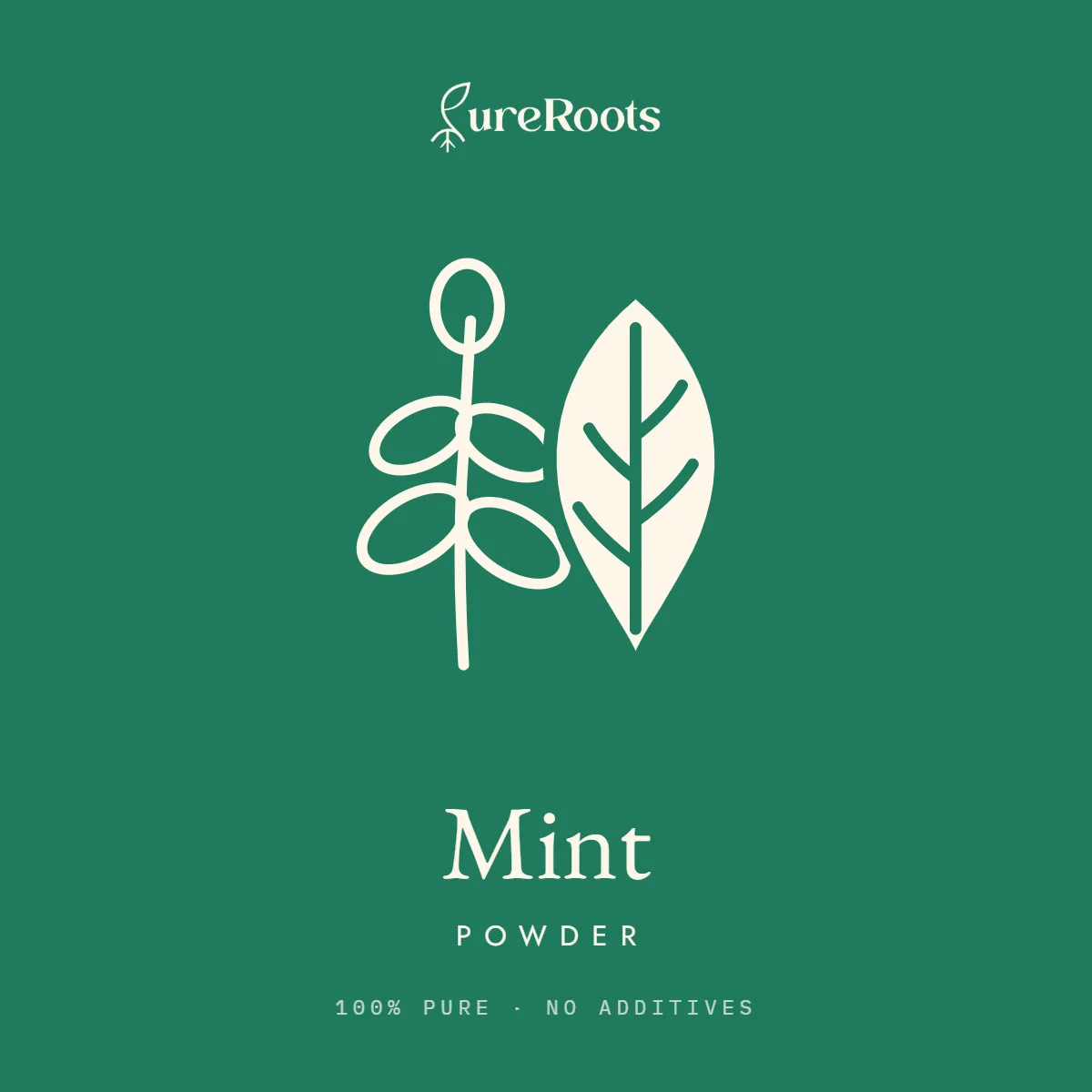 Mint Powder – 100% Pure Dried Pudina | PureRoots