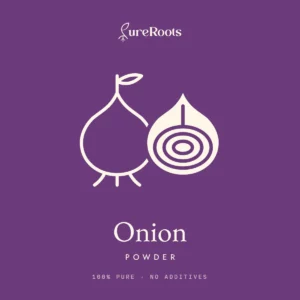 Onion Powder – 100% Machine-Dried, No Fillers | PureRoots